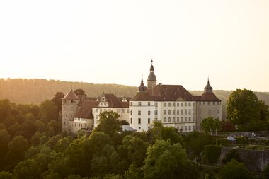 Schloss Langenburg, Hohenlohe+Schwäbisch Hall, Baden-Württemberg, Deutschland