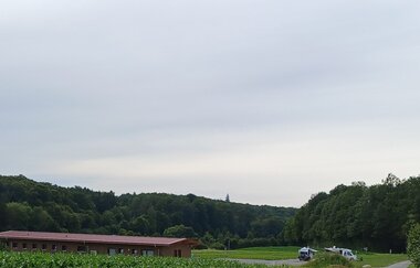 Anfahrt zum Platz | © Touristikgemeinschaft Hohenlohe e. V. | Green Camp Schleierhof
