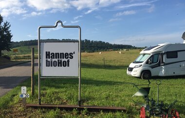 Landvergnügen- Stellplatz "Hannes Biohof" | © Sarah Werner, privat