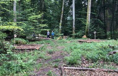 Zeltplätze im Trekking-Camp Bachgeflüster | © Touristikgemeinschaft Odenwald e.V.