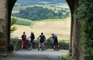 Radweg | Burg Hornberg | Neckarzimmern | © Rose Schweizer