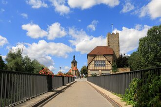 Grafenburg mit Burgmuseum auf der Neckarinsel Lauffen a.N. | HeilbronnerLand | © Stadtverwaltung Lauffen a.N.