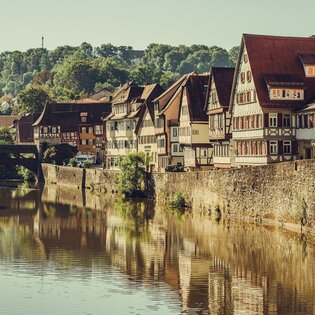 Schwäbisch Hall Ansicht von Henkersbrücke | © Arbeitsgemeinschaft Kocher-Jagst-Radweg
