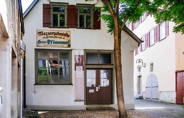 Werkstatt Pflaumer in Öhringen von außen | © Stadt Öhringen