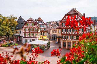 Mosbacher Fachwerk am Marktplatz | © Stadt Mosbach
